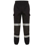 Men's Safety Sweat Pants Hi Viz Work Fleece Bottoms Jogging Trousers Hi Vis Joggers