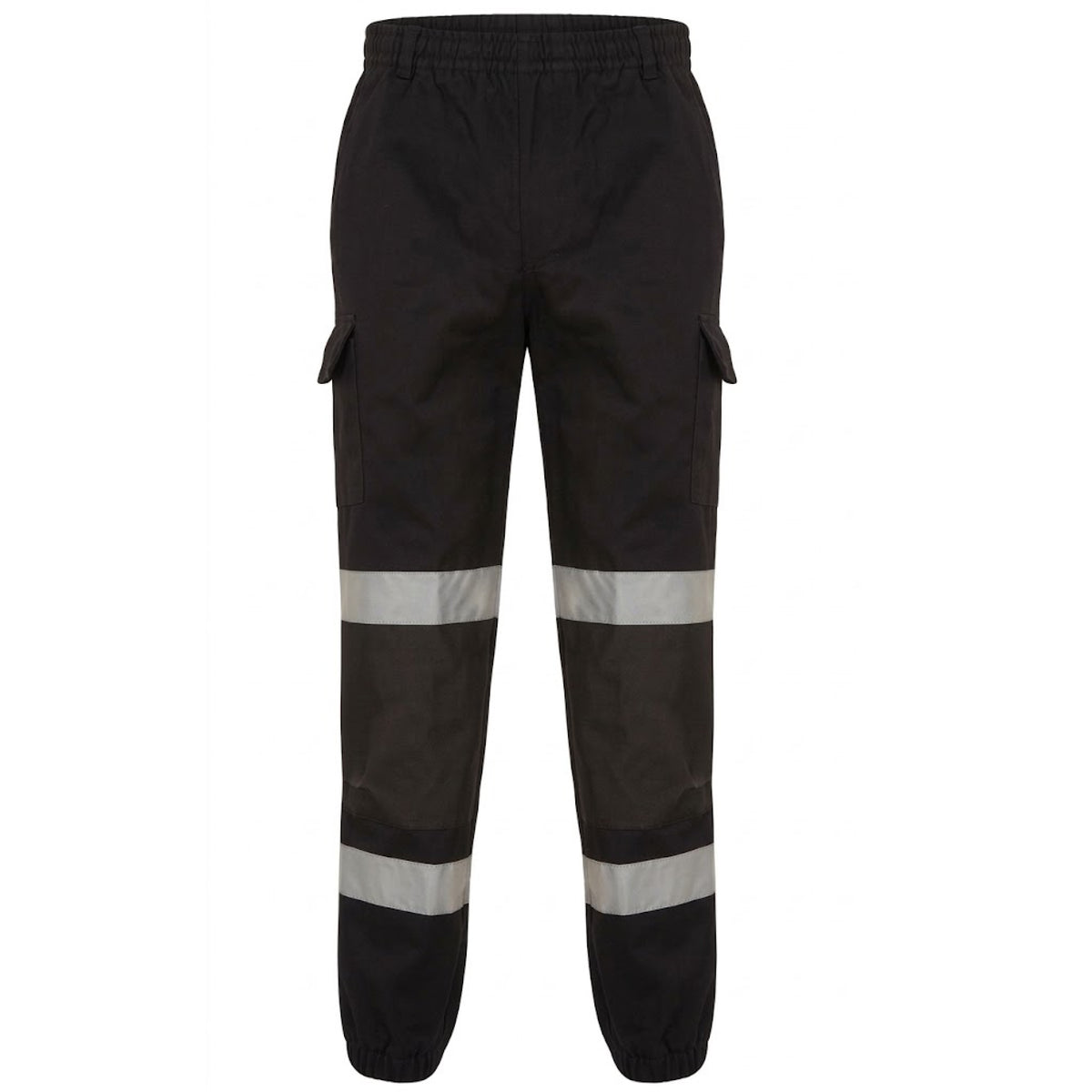 Men's Safety Sweat Pants Hi Viz Work Fleece Bottoms Jogging Trousers Hi Vis Joggers