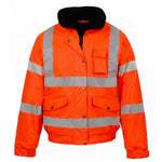 Kapton Hi Viz High Vis Visibility Bomber Jacket Work Coat Security Jacket Waterproof