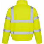 Supertouch 36842 Hi Vis Bomber Jacket, Medium, Yellow