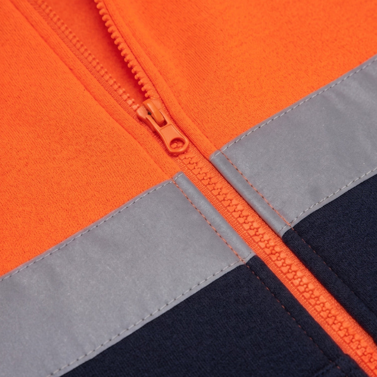Men's Hi Vis Two Tone Hoodies Safety Fleece Sweatshirt Work Tops GO/RT Compliant Jumpers