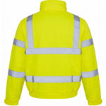 Supertouch 36842 Hi Vis Bomber Jacket, Medium, Yellow