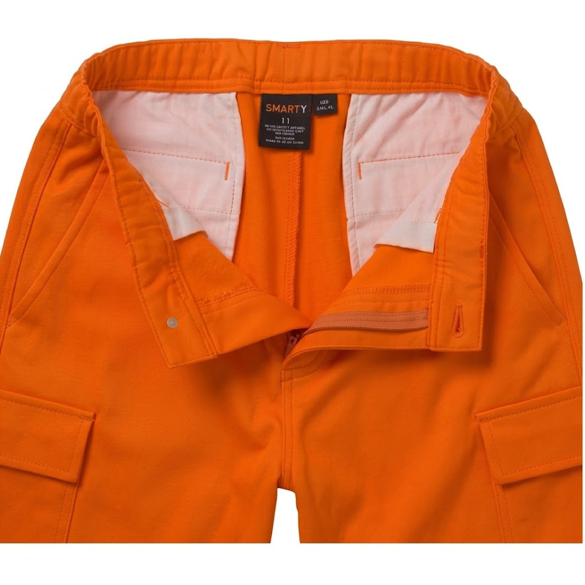 100% Polyester Hi Viz Mens Work Trousers Hi Viz Jogging Bottoms Safety Sweat Pants Multi Pockets Super Soft Hi Vis Cargo Security Work Wear Trousers