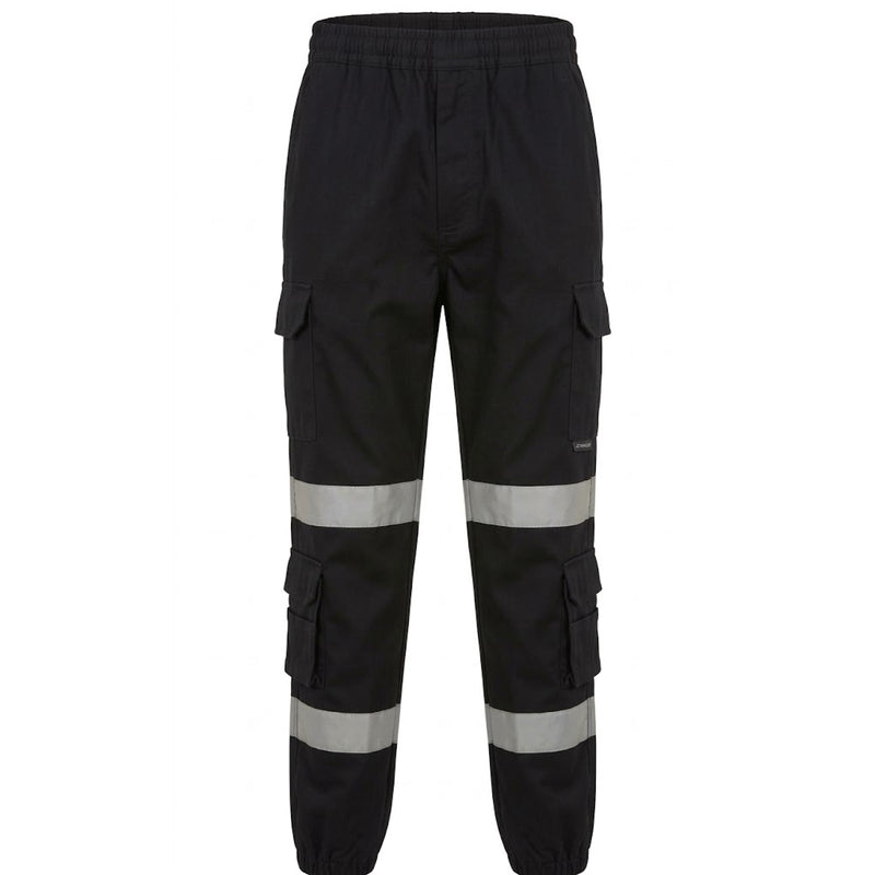 Men's Safety Sweat Pants Hi Viz Work Fleece Bottoms Jogging Trousers Hi Vis Joggers